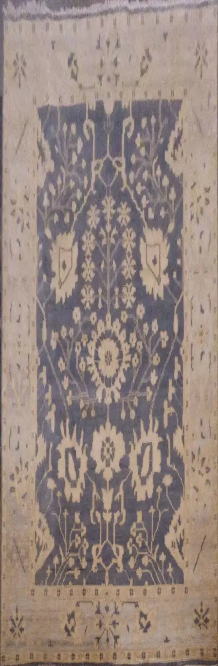 One Of The Kind Indian Hand-Knotted Rug 13'3" X 10'0''